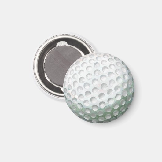 Golf Ball Magnet (Vorderseite/Rückseite)