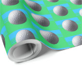 Golf Ball Matte Papier klein Geschenkpapier (Rolleneckpunkt)