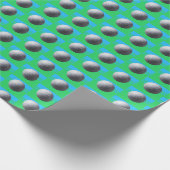 Golf Ball Matte Papier klein Geschenkpapier (Ecke)