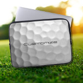 Golf Ball mit benutzerdefiniertem Text Laptopschutzhülle