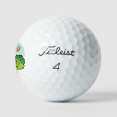Golf Ball mit DIES IST MEIN GLÜCKLICHER ORT. (Logo)