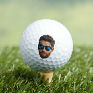Golf Ball mit Gesichtsausdruck, individuelles Imag