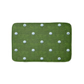 Golf Ball Monogram Green Grass Large Bath Mat Badematte (Vorderseite)