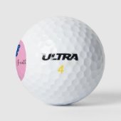 Golf Ball Moon Pink Blütenbraun (Logo)