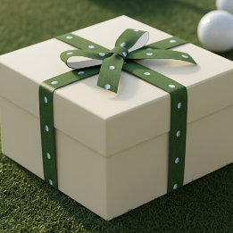 Golf Ball Muster Putting Green Ribbon für Golfer Satinband