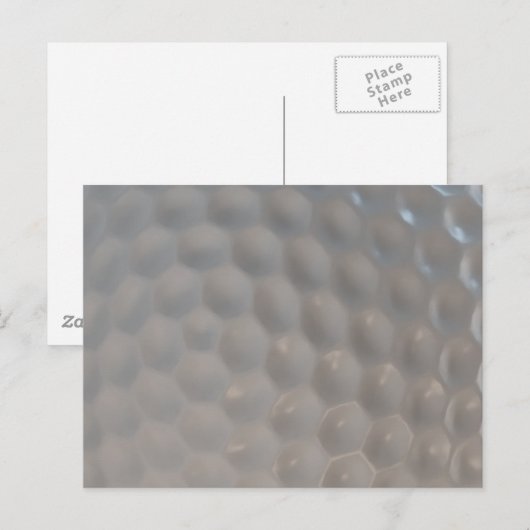 Golf Ball Muster Textur Postkarte (Vorne/Hinten)