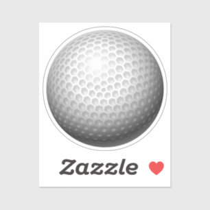 Golf Ball Nah-up Sports Aufkleber