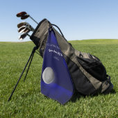 Golf Ball Navy Blue Golfplatz Bachelor Party Golfhandtuch (Gras)