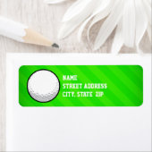 Golf Ball; Neon Green Strips (Insitu)