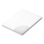 Golf Ball Notizblock (Rotiert)