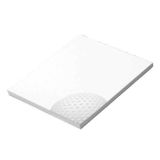 Golf Ball Notizblock (Rotiert)