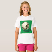 Golf Ball on Green T-Shirt (Vorne ganz)