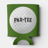 Golf Ball on GreenCooler Dosenkühler (Rückseite)