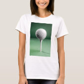 Golf Ball on T-Shirt (Vorderseite)