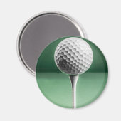 Golf Ball on T-Shirt Magnet (Vorderseite/Rückseite)