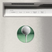 Golf Ball on T-Shirt Magnet (In Situ (Geschirrspüler))