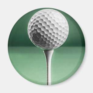 Golf Ball on T-Shirt Magnet