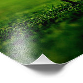 Golf Ball on T-Shirt mit Green Turf Foto Print (Ecke)