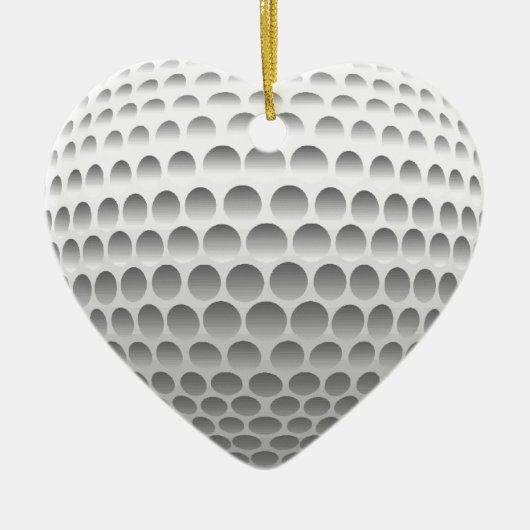 Golf Ball Ornaments Keramikornament (Vorne)