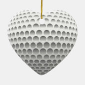 Golf Ball Ornaments Keramikornament (Hinten)