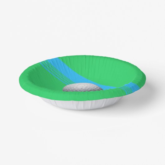 Golf Ball Papierschale Pappteller (Gewinkelt)