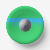 Golf Ball Papierschale Pappteller (Vorderseite)