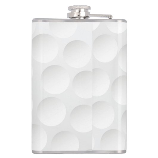 Golf Ball Pattern Flachmann (Rückseite)