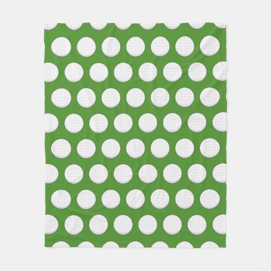 Golf Ball Pattern Fleecedecke (Vorderseite)