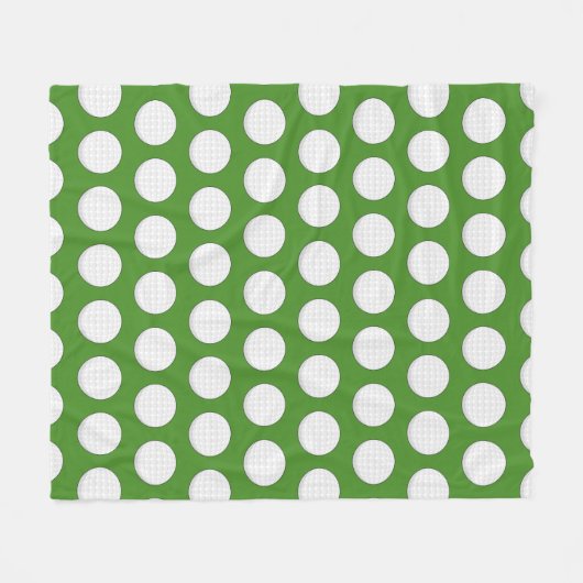 Golf Ball Pattern Fleecedecke (Vorderseite (Horizontal))