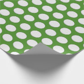 Golf Ball Pattern Geschenkpapier (Ecke)