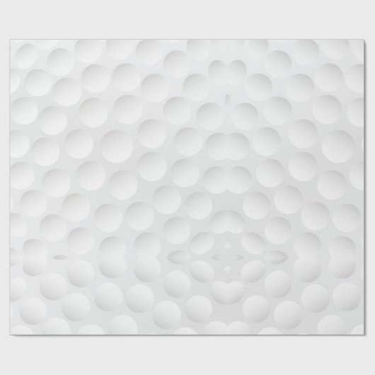 Golf Ball Pattern Geschenkpapier (Flach)