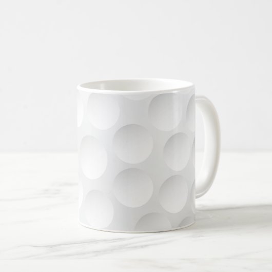 Golf Ball Pattern Kaffeetasse (VorderseiteRechts)