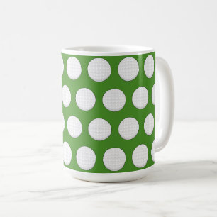 Golf Ball Pattern Kaffeetasse