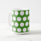 Golf Ball Pattern Kaffeetasse (Vorderseite Links)