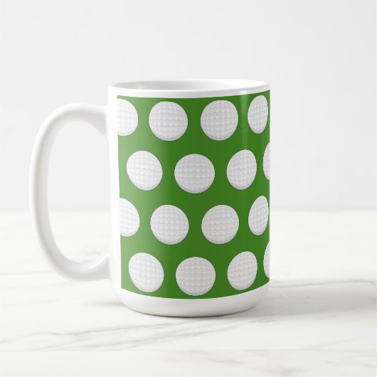 Golf Ball Pattern Kaffeetasse (Links)