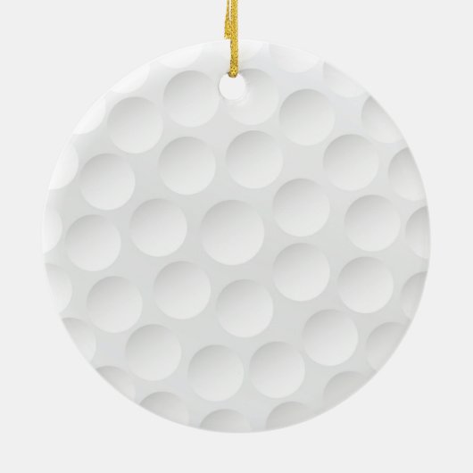 Golf Ball Pattern Keramik Ornament (Hinten)