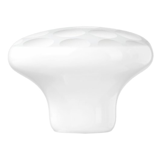 Golf Ball Pattern Keramikknauf (Seitenansicht)