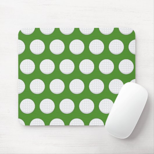 Golf Ball Pattern Mousepad (Mit Mouse)