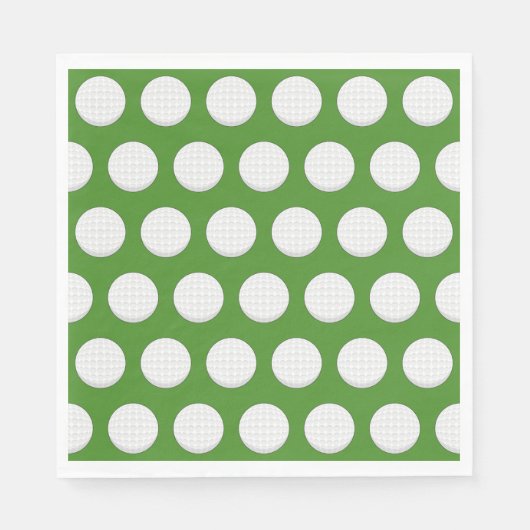 Golf Ball Pattern Serviette (Vorderseite)