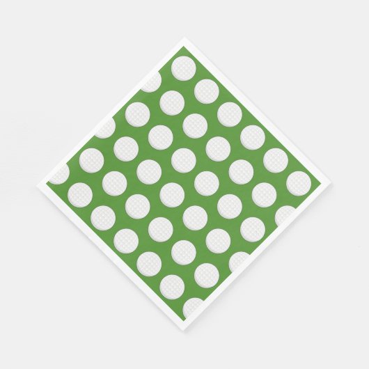 Golf Ball Pattern Serviette (Ecke)