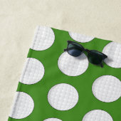 Golf Ball Pattern Strandtuch (Beispiel)