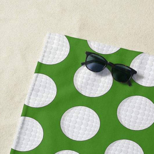 Golf Ball Pattern Strandtuch (Beispiel)