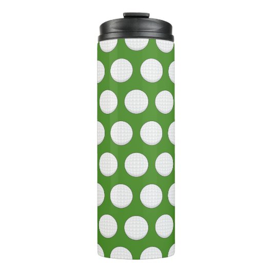 Golf Ball Pattern Thermosbecher (Vorderseite)