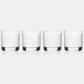 Golf Ball Pattern Whiskyglas (Hinten)