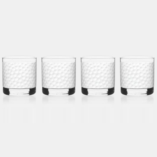Golf Ball Pattern Whiskyglas (Vorderseite)
