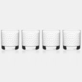 Golf Ball Pattern Whiskyglas (Links)