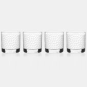 Golf Ball Pattern Whiskyglas (Rechts)