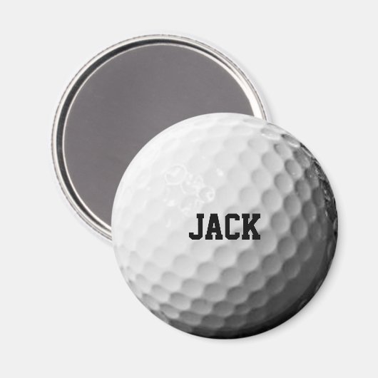 Golf Ball Personalisiert Magnet (Vorderseite/Rückseite)