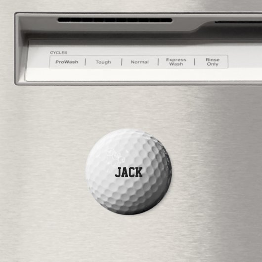 Golf Ball Personalisiert Magnet (In Situ (Geschirrspüler))