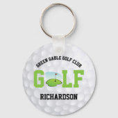 Golf Ball - Personalisierter Schlüsselanhänger (Vorderseite)